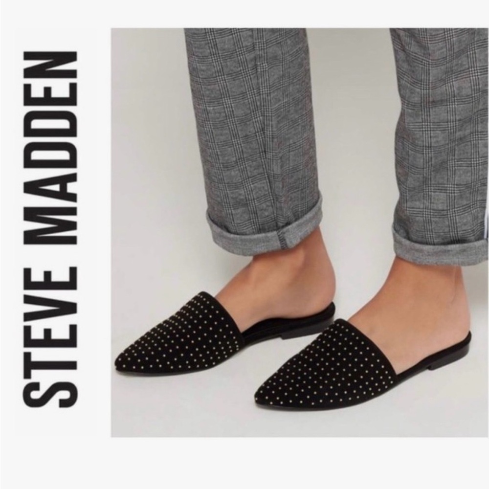Steve Madden Trace Studded Slip-On Mules